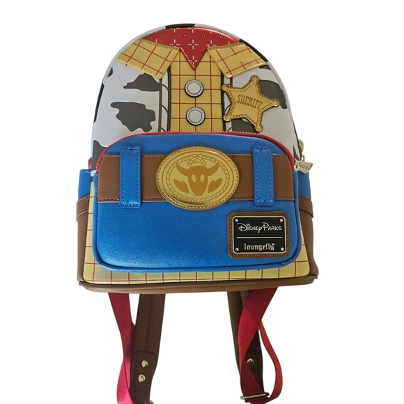 Disney x Loungefly Toy Story Sheriff Woody Mini Backpack NWOT